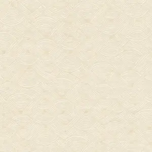 A.S. Création Vinyltapete - 387424 - Beige Weiß Art Deco Tapete