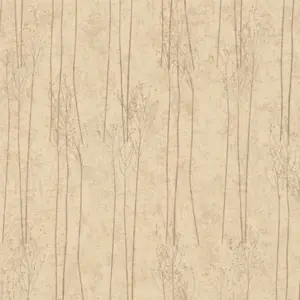 A.S. Création Vliestapete - 386141 - Braun Beige Tapete Pampasgras