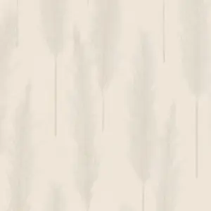 A.S. Création Vliestapete - 386311 - Grau Creme Tapete Pampasgras