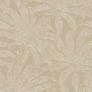 A.S. Création Vliestapete - 395014 - Grau  Weiß Pflanzen