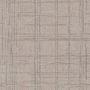 Livingwalls Vinyltapete - 379192 - Braun Grau Geometrische Tapete