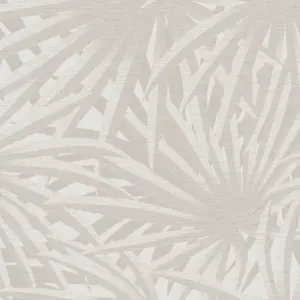Livingwalls Vinyltapete - 378614 - Weiß Grau Florale Tapete