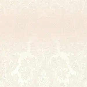 Livingwalls Vinyltapete - 387082 - Weiß Silber Barock Tapete