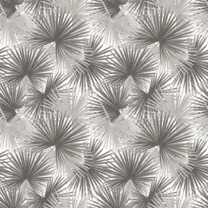 Livingwalls Vinyltapete - 391842 - Grau Beige Dschungel