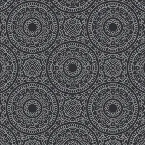 Livingwalls Vliestapete - 389681 - Schwarz Silber Grafiktapete