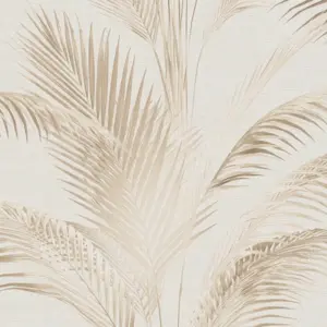 livingwalls Vinyltapete - 399801 - Creme Beige Floral