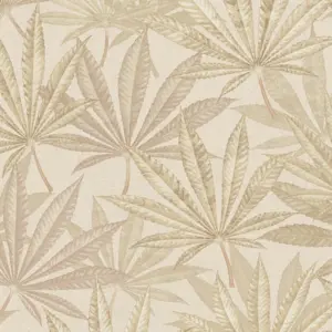 livingwalls Vinyltapete - 399843 - Creme Beige Floral