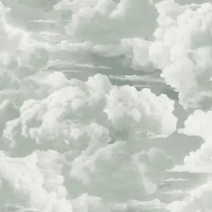 livingwalls Vinyltapete - 399851 - Weiß Grau Wolken