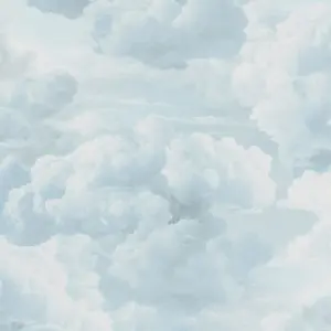 livingwalls Vinyltapete - 399853 - Weiß Blau Wolken